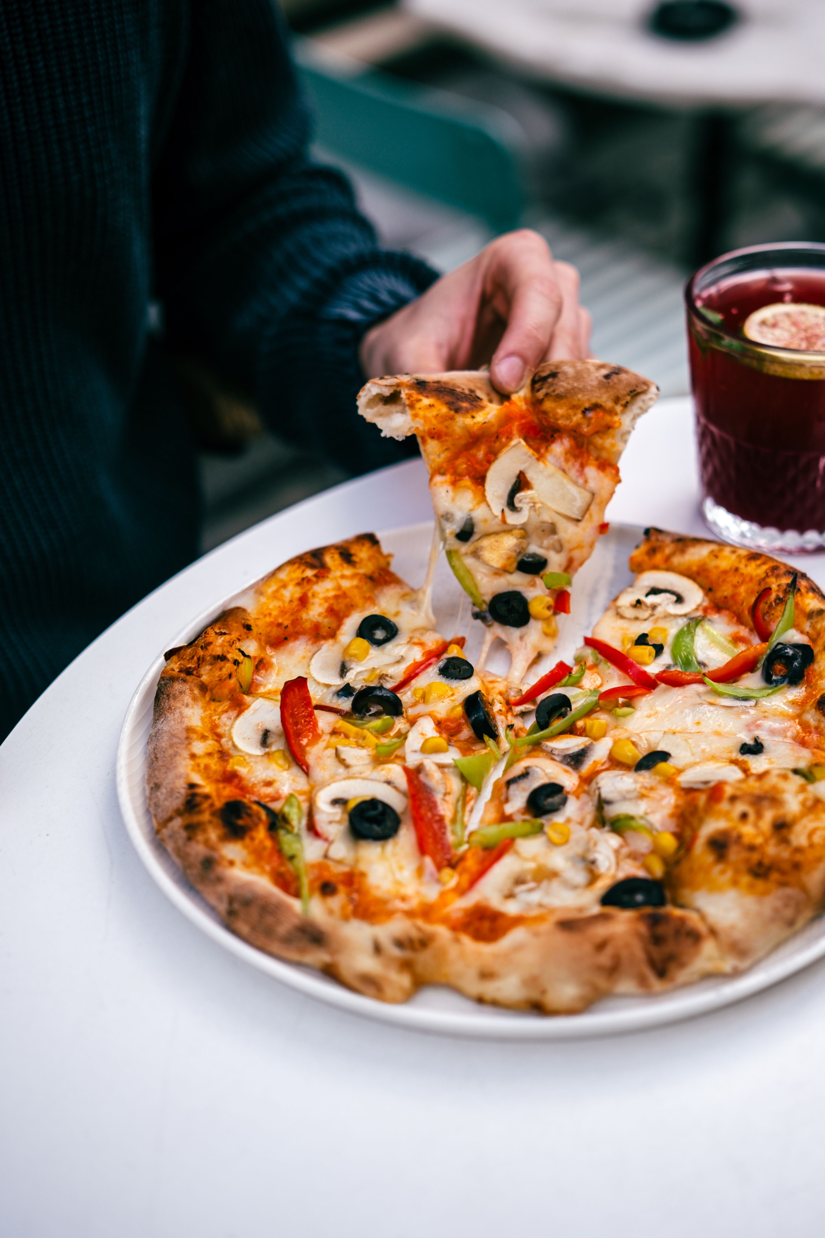 Fresh pizza